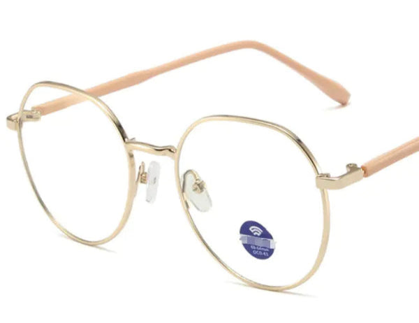 Blue Light Blocking Glasses with Metal Frame