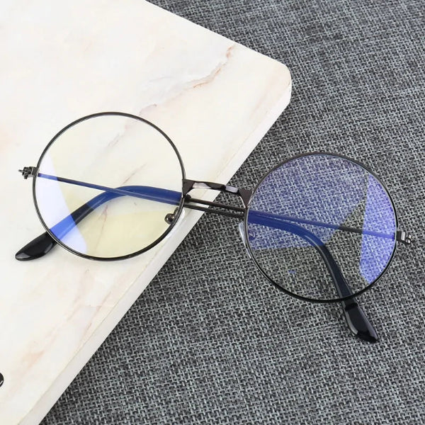 Vintage Round Blue Light Blocking Glasses