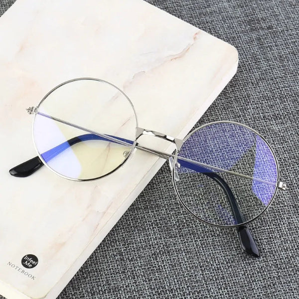 Vintage Round Blue Light Blocking Glasses