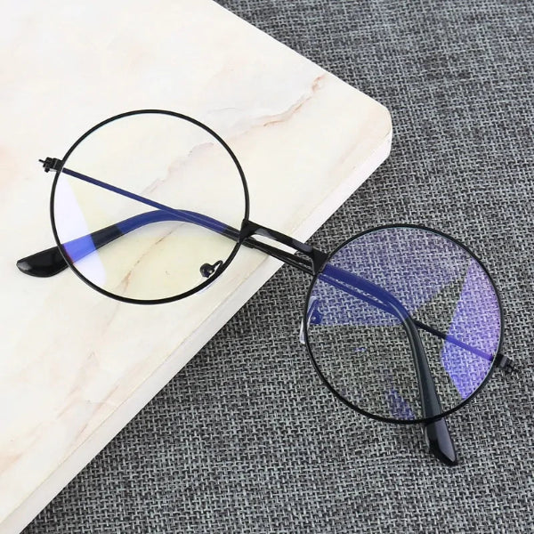 Vintage Round Blue Light Blocking Glasses